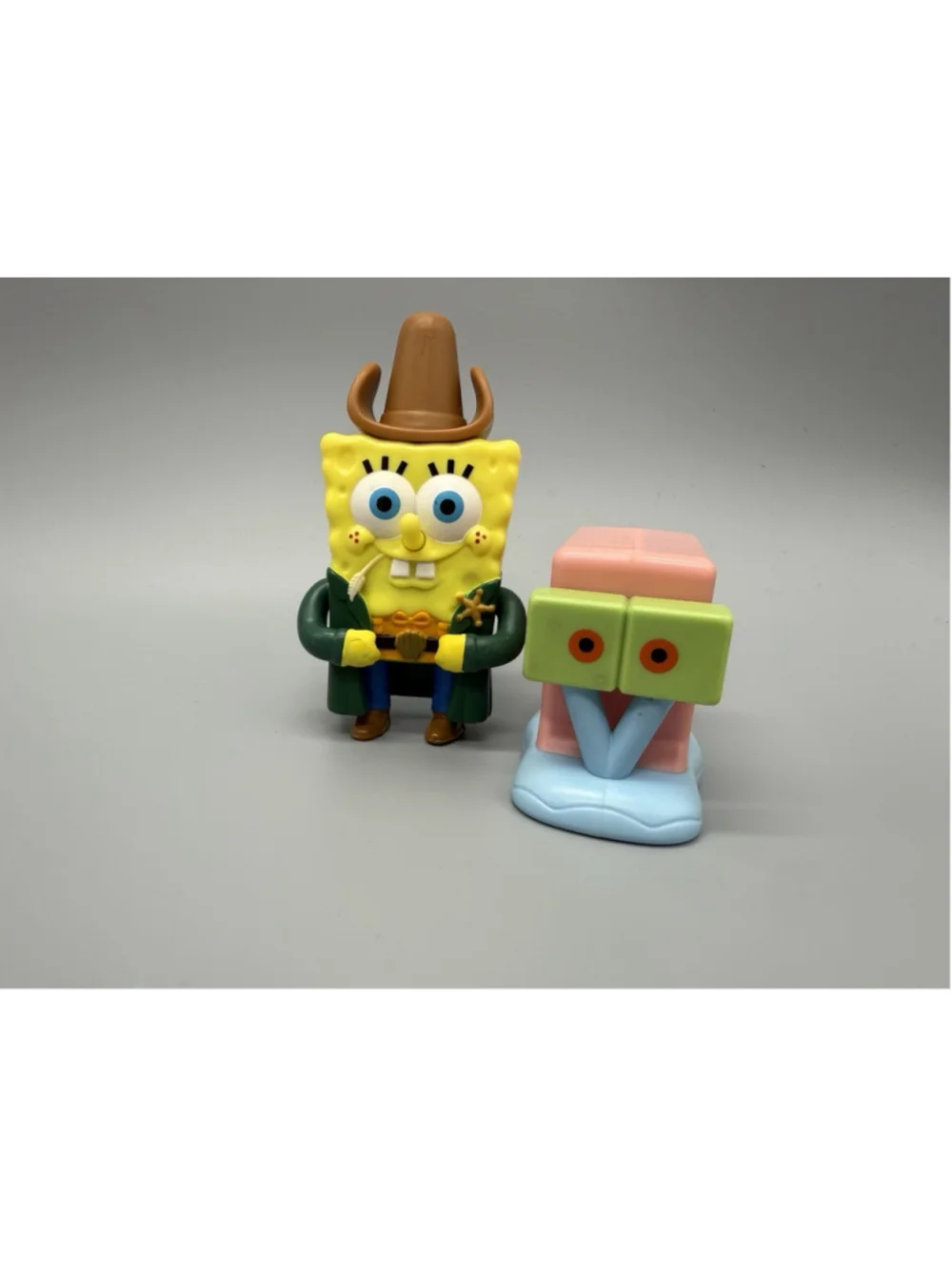 SpongeBob SquarePants Burger King Figures Lot Cowboy Pest of the West Robot Gary